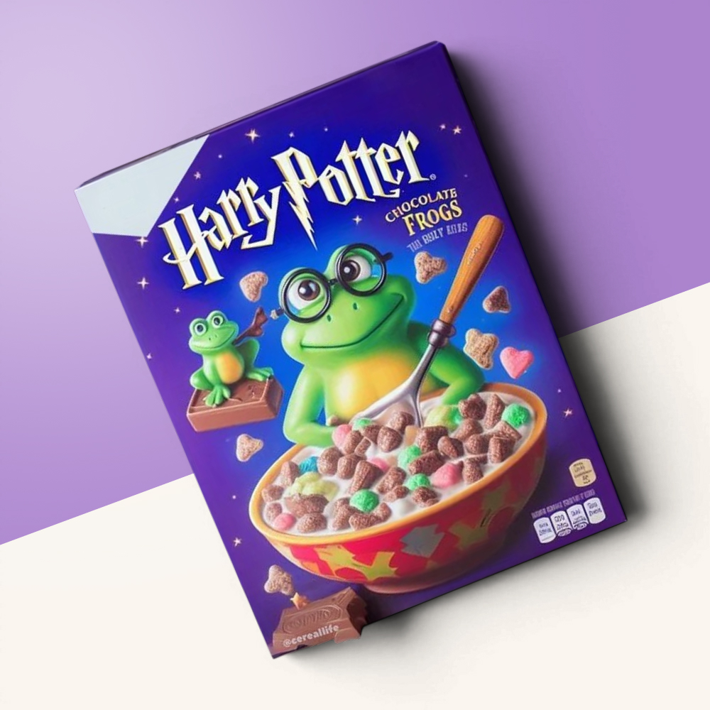 Cereal With Frog On Box
