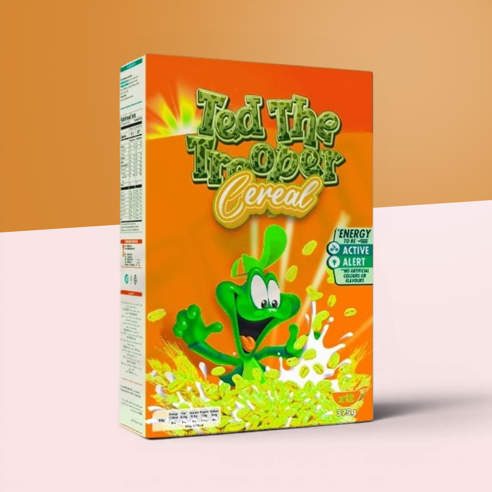 Cereal With Frog On Box
