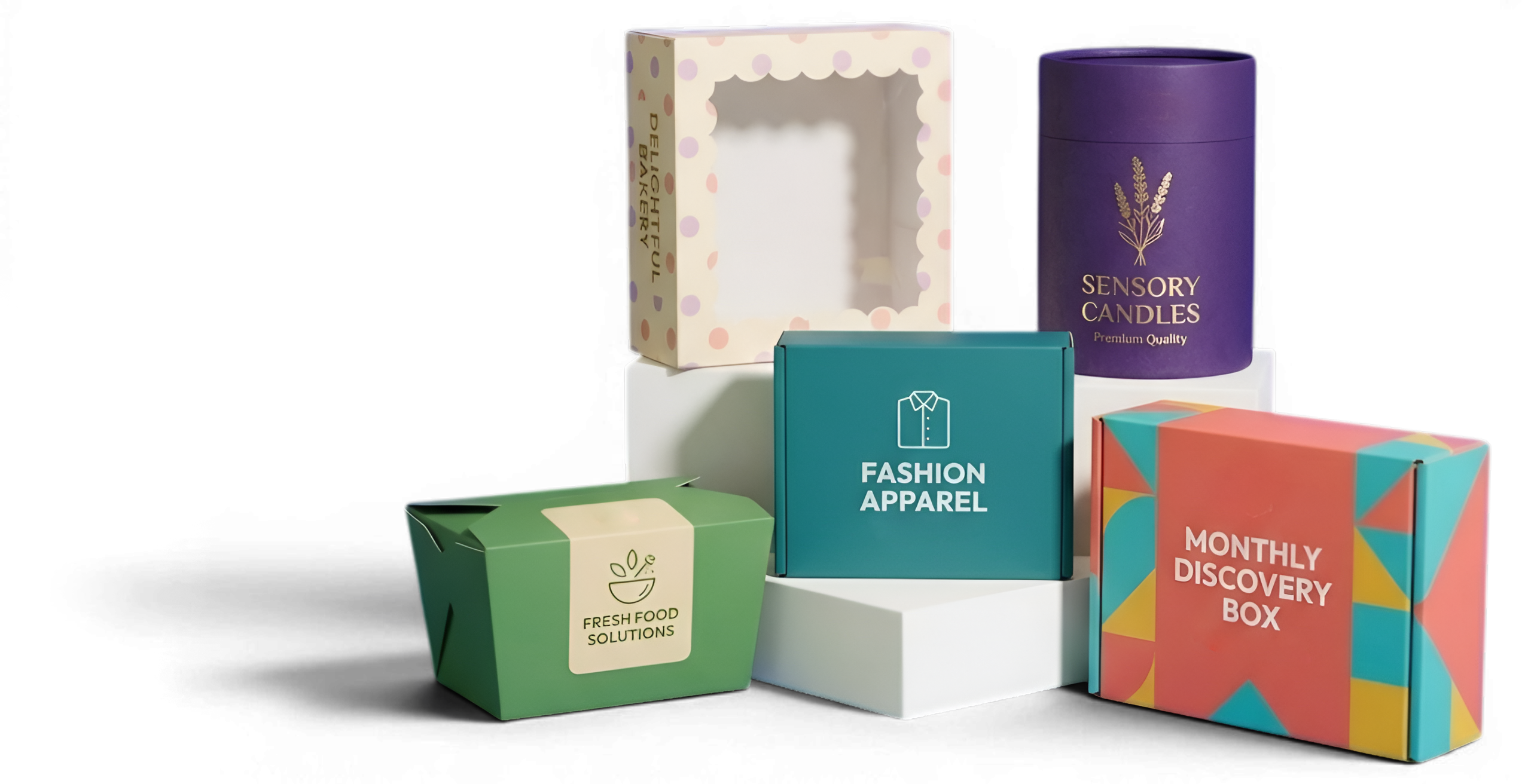 Custom packaging styles by Luca Packaging