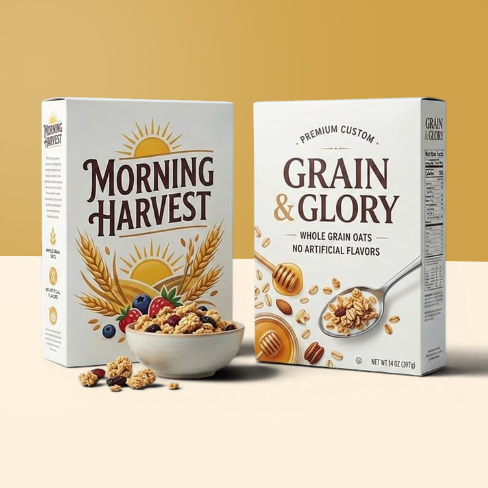 Custom Printed Cereal Boxes