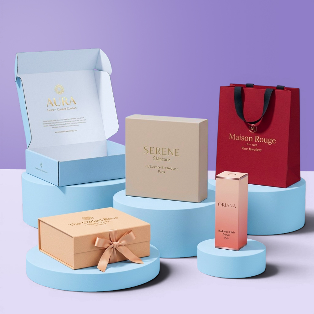 Premium custom box produced by Luca Packaging